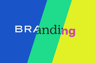 A graphical representation of the word “branding” featuring three different fonts