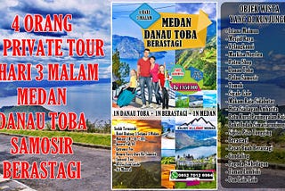 paket wisata medan danau toba 4 hari 3 malam