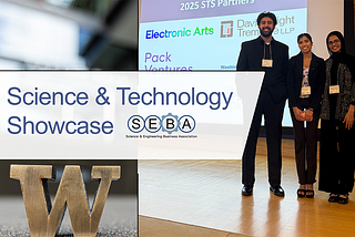 A total of $6,000 in prizes were awarded at the 19th annual Science & Technology Showcase co-hosted by the UW Science and Engineering Business Association (SEBA) and the Buerk Center for Entrepreneurship in the Foster School of Business.