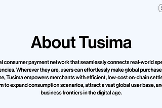 TUSIMA Tokenomics
