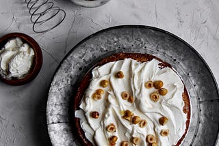 Caramelized Hazelnut Carrot Cake