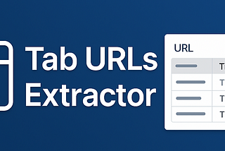 Tab URLs Extractor: Export or Import URLs on Chrome Tabs