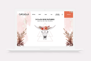 [UX/UI] Criando um site responsivo para o Festival Coachella