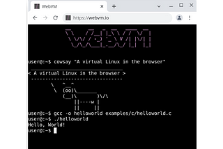 WebVM: Client side X86 virtual machines in the browser