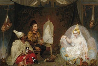 22 Orientalist Paintings, with foot notes, #6