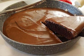 Chocolate Cake In A Frying Pan / No Oven / 10 Minutes Cake
