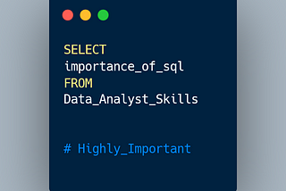 How Important is SQL for a Data Analyst.