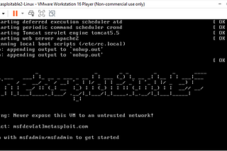 Hacking Metasploitable 2 ~ Vulnhub