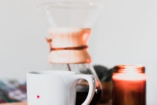 chemex coffee beverage and white cup
