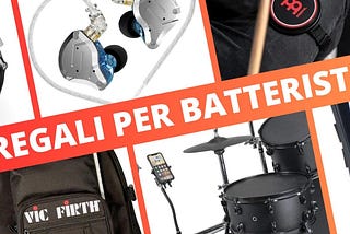 I Migliori Regali Per Batteristi da 9 a 99€