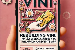 Rebuilding Vini: My Journey to Relaunch an Events App in 22 Weeks