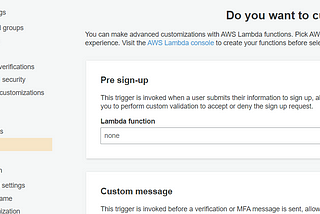Overcoming shortfalls of AWS Cognito Part1