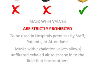 Using a Mask With Filtered Valve Risks Spreading Coronavirus