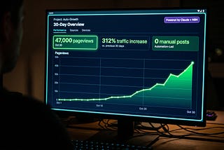 I Let Claude + N8N Run My Entire Blog for 30 Days — Here’s What the Analytics Look Like