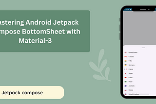 Android Jetpack Compose BottomSheet with Material-3