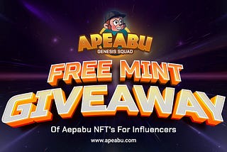 Free Mint Giveaway Of Aepabu NFT’s For Influencers