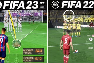 Graphics Comparison of FIFA 23 VS FIFA 22