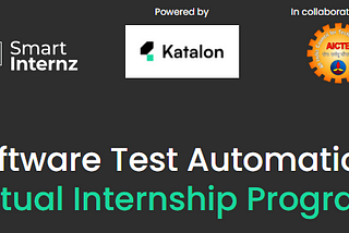 Virtual Internship Program on Software Test Automation