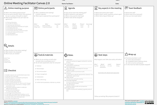 A planning & documenting tool for virtual meetings and remote teams