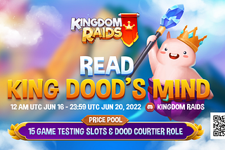INTRODUCING READ KING DOOD’S MIND