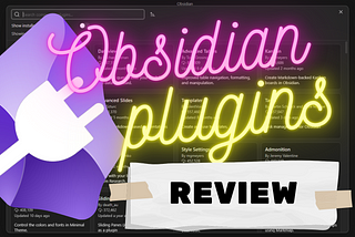 Obsidian Plugins Review — 74