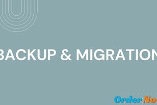 Backup and migration your wordpress into 8 hours