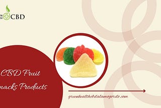 CBD fruit snack products