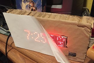 LED Matrix clock