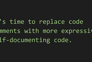 Code Comments Are Stupid