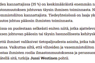 Tolkun ilmastokysymys