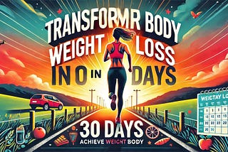 Transform Your Body: Achieve Weight Loss in 30 Days