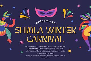 Shimla Winter Carnival 2023–2024: A Dazzling Spectacle of Snow and Revelry