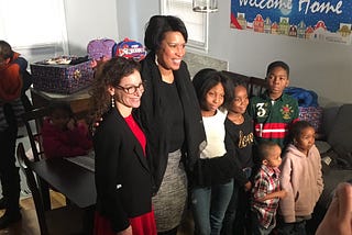 A Christmas Wish: Mayor Bowser Celebrates the Smith Family Receiving “A Home for the Holidays”