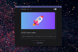 How to integrate an Astro site with Inkdrop