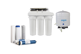 Residential UV Reverse Osmosis RO Well Water Filtration System | 6 Stage — 75 GPD