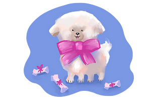 Create a Fluffy Puppy using Tools for Procreate!