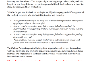 CALL FOR PAPERS — Governance strategies and insights to accelerate the production and diffusion of…