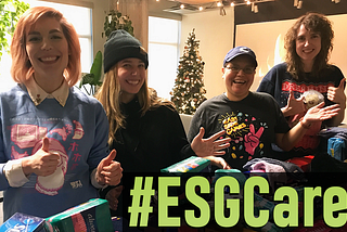 #ESGCares: Giving Back to the City That Made Us.