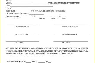 Hawaii Bill of Sale Forms PDF — eForms