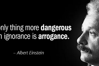 The Price of Arrogance