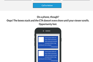 info graphic showing content on mobile phone