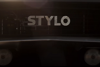 A car grill from a 1969 Camaro with the “Stylo” emblem used on Gorillaz band music video