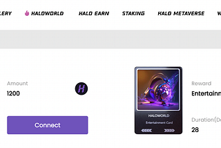 HALO EARN — Stake HALO Tokens to Earn NFTs