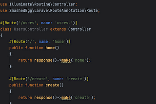 Using Route Annotations in Laravel 9