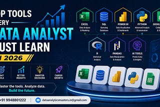 Top Tools Every Data Analyst Must Learn in 2026