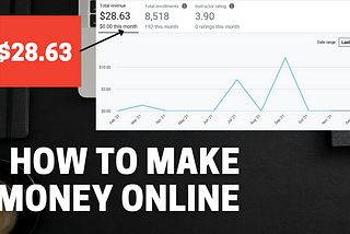 How to make money online: My First $28