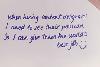 How to get a job in content design