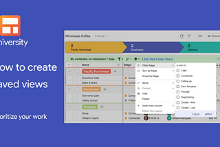 New video lessons: filter and segment your pipelines with saved views