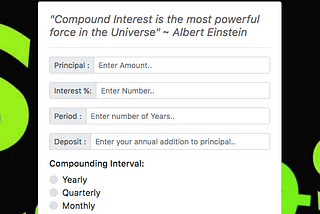 The sheer power of Compound Interest