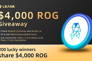 $ROG (http://rogin.ai/)Airdrop is Live!